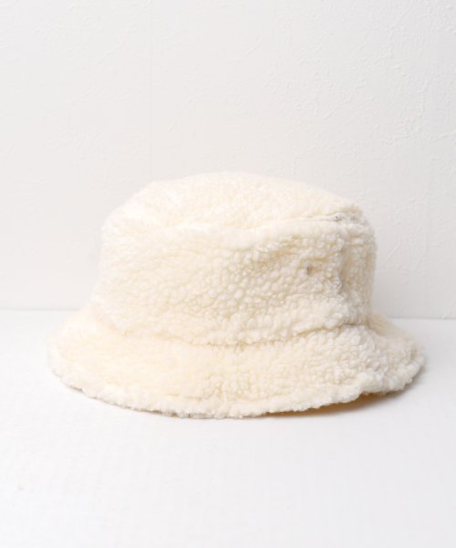 【W】【it】【2512】【newhattan】Bucket Hat boa fleece