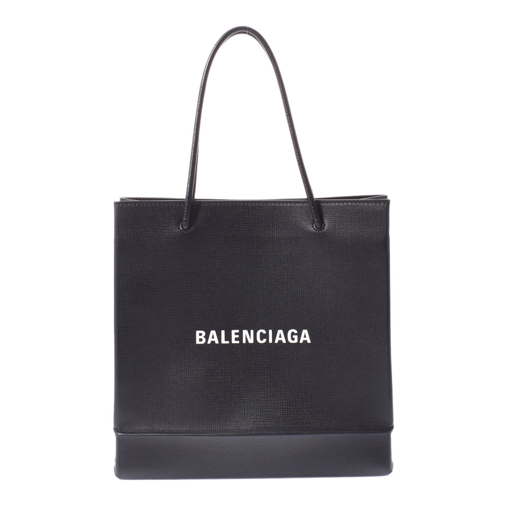 BALENCIAGA バレンシアガ ショッピングトート ミディアム  黒 597860 ユニセックス レザー トートバッグ ABランク 中古 