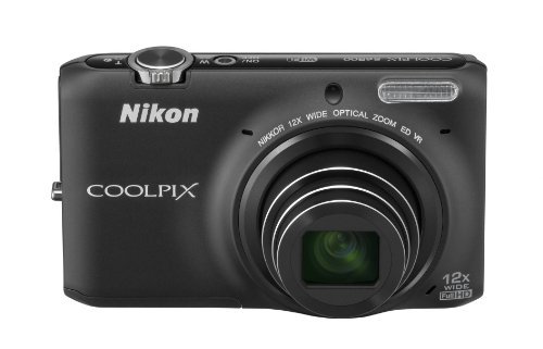 Nikon デジタルカメラ COOLPIX S6500 光学12倍ズーム Wi-Fi対応 グロッシーレッド S6500RD【中古品】