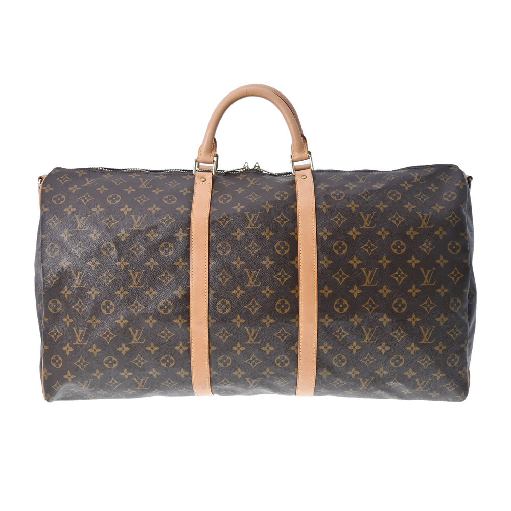 LOUIS VUITTON ルイヴィトン モノグラム キーポルバンドリエール60 ブラウン M41412 ユニセックス モノグラムキャンバス ボストンバッグ ABランク 中古 