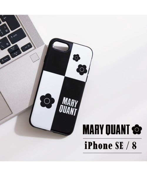 MARY QUANT マリークワント iPhone SE 8 スマホケース 携帯 アイフォン 第3 第2世代 レディース マリクワ MONOTONE DESIG