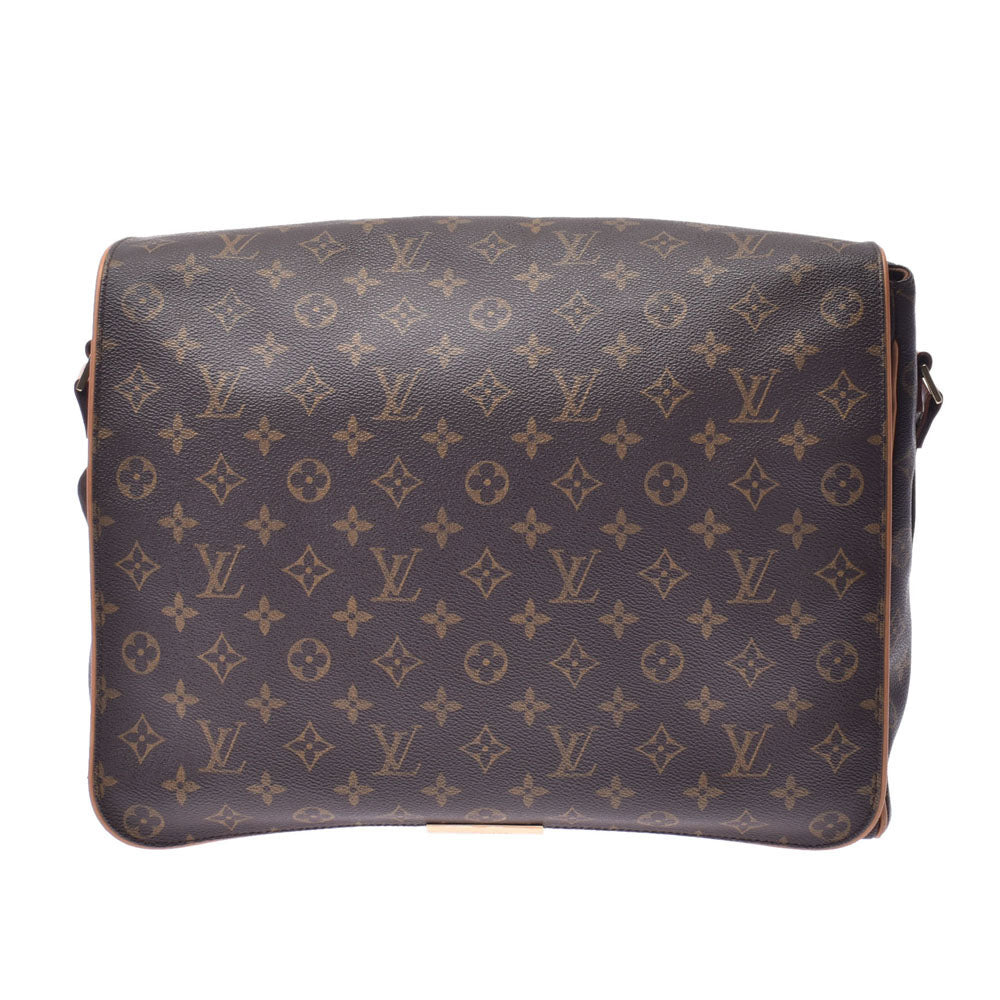 LOUIS VUITTON ルイヴィトン モノグラム アベス ブラウン M45257 ユニセックス モノグラムキャンバス ショルダーバッグ ABランク 中古 