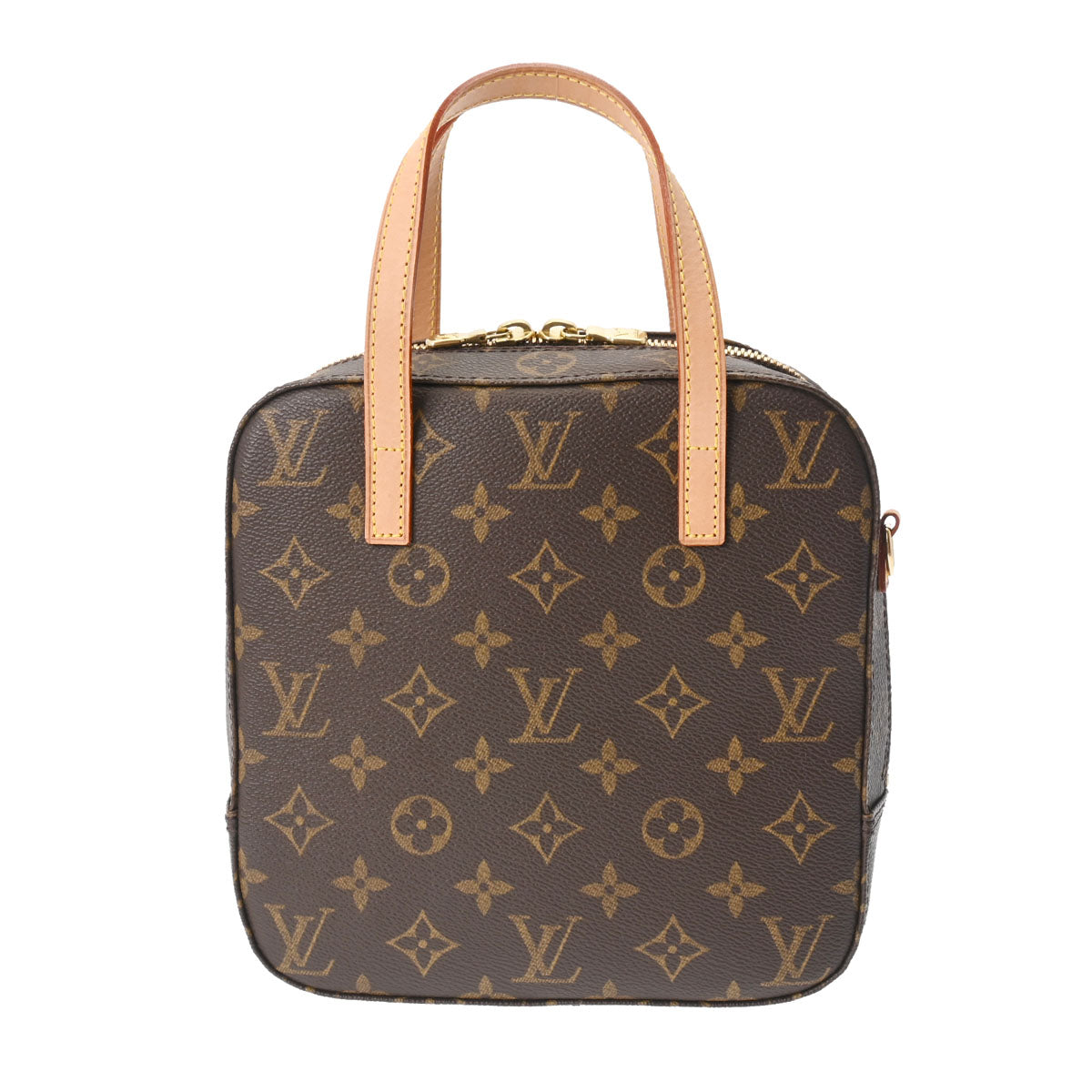 LOUIS VUITTON ルイヴィトン モノグラム スポンティーニ ブラウン M47500 レディース モノグラムキャンバス ハンドバッグ Aランク 中古 