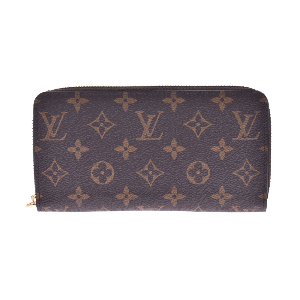 LOUIS VUITTON ルイヴィトン モノグラム ジッピーウォレット ブラウン M42616 ユニセックス 長財布 未使用 