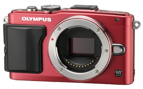 OLYMPUS ミラーレス一眼 PEN Lite E-PL6 ボディ レッド 【!中古品!】