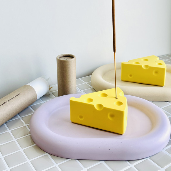 cheese incense holder