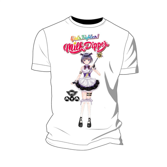 Milk Dipper ミルクディッパー Tシャツ 半袖  メンズ レディース アニメ ファイター 【Otome】Mil