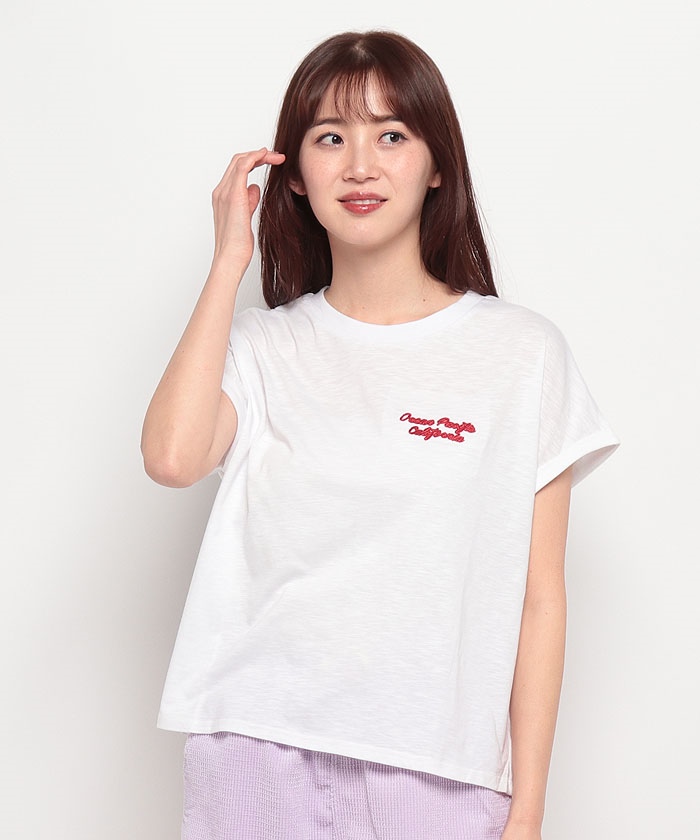 オーシャンパシフィック/【OP】LADYSハンソデ Tシャツ