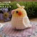 《受注製作》ハンドメイド☆あみぐるみ 豆オカメインコ （ルチノー）