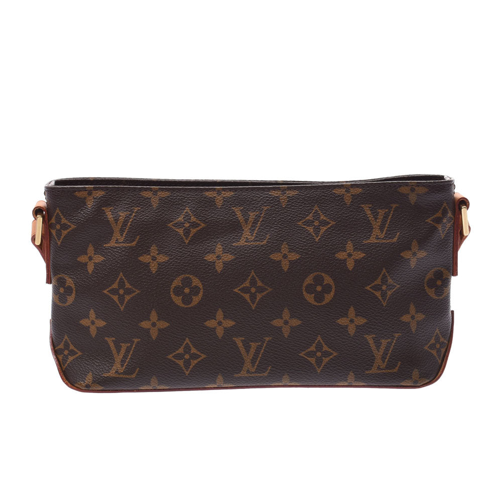 LOUIS VUITTON ルイヴィトン モノグラム トロター ブラウン M51240 レディース ショルダーバッグ ABランク 中古 