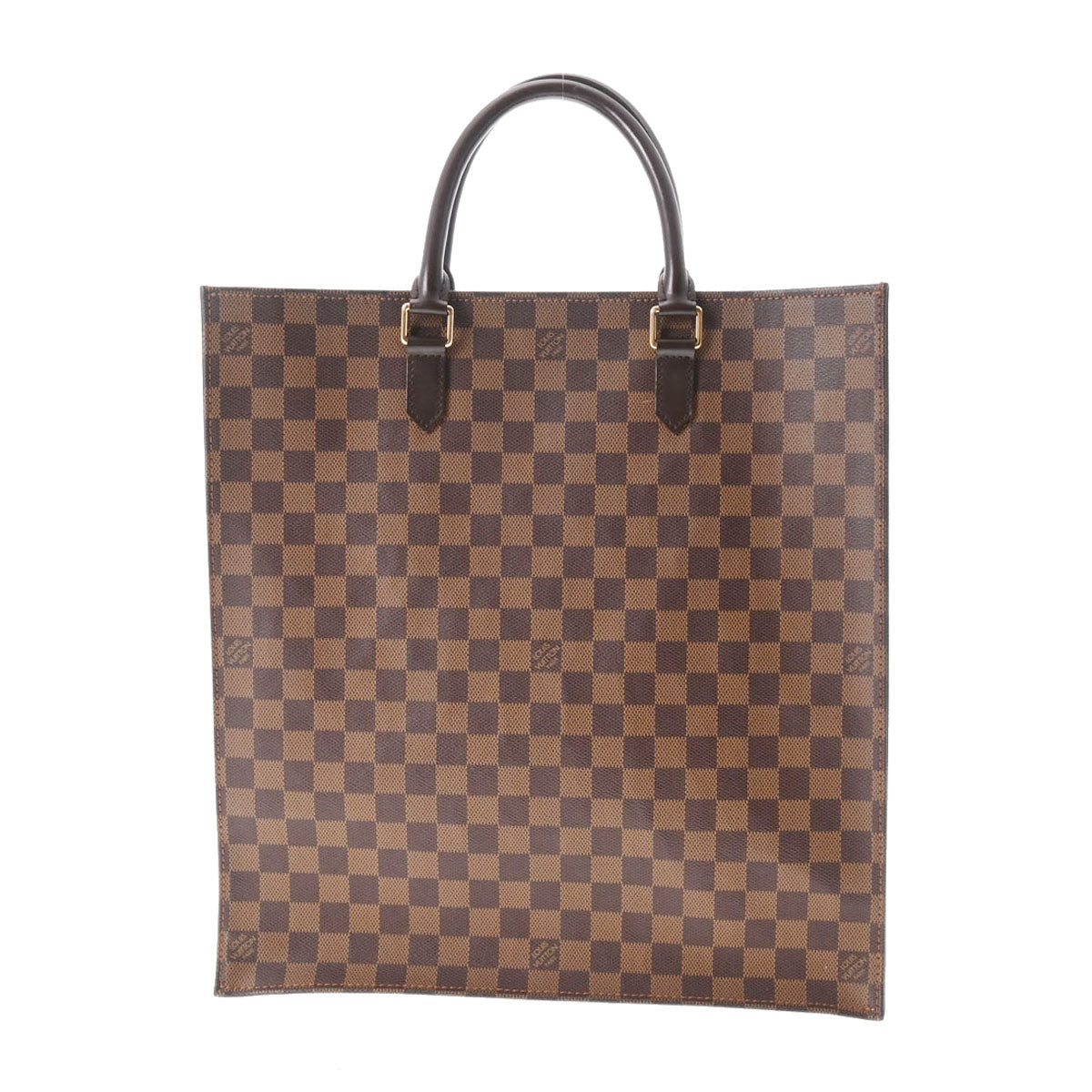 LOUIS VUITTON ルイヴィトン ダミエ サック プラ ブラウン N51140 ユニセックス ダミエキャンバス ハンドバッグ Aランク 中古 