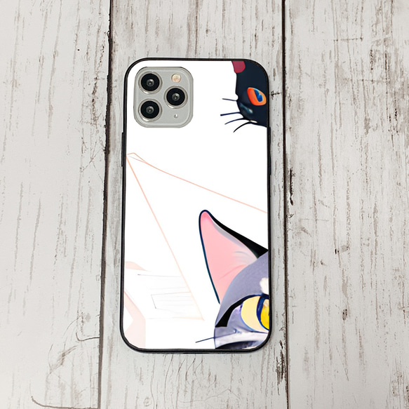 iphoneケース2-5-31 iphone 強化ガラス ねこ・猫・ネコ 箱1 かわいい アイフォン iface