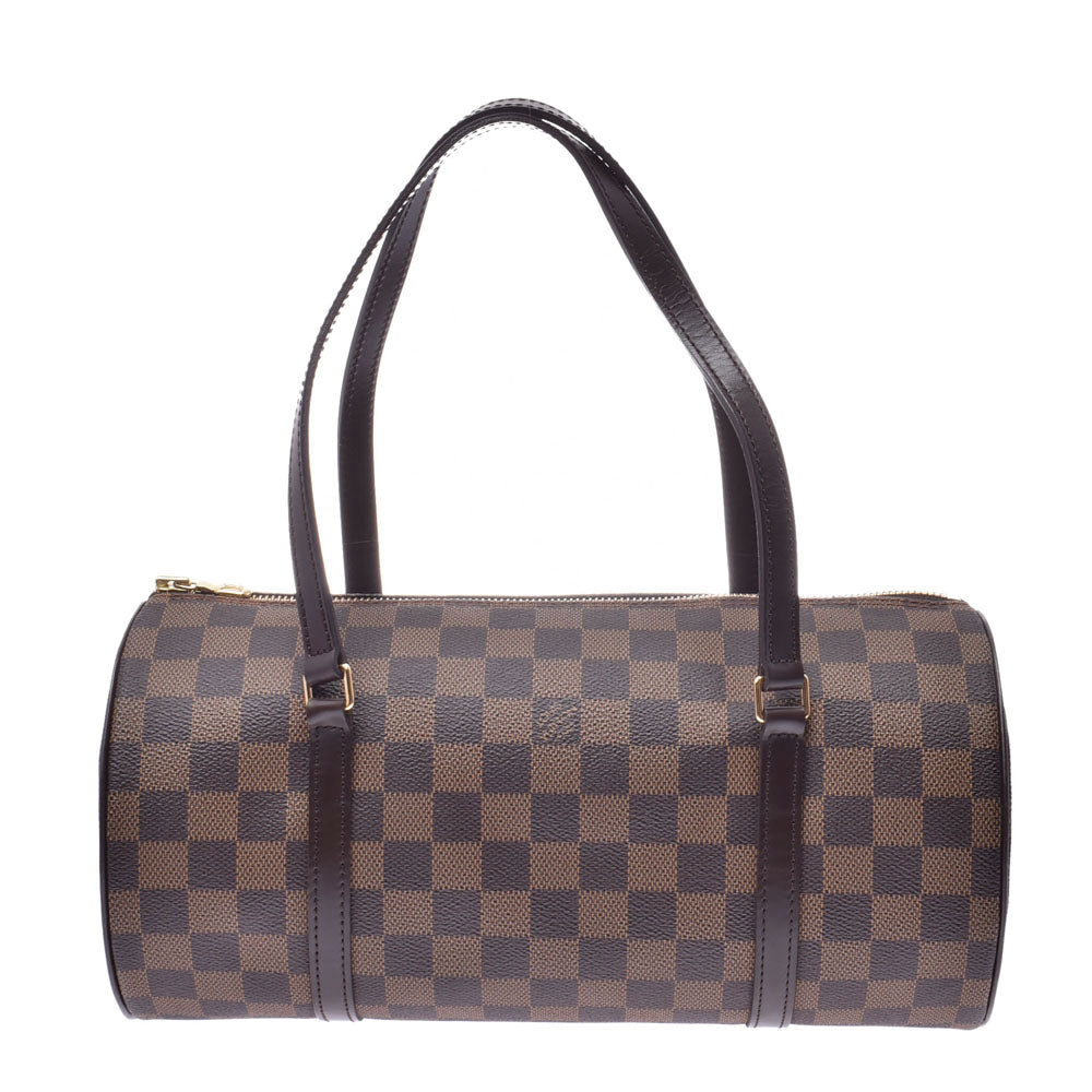 LOUIS VUITTON ルイヴィトン ダミエ パピヨンGM ブラウン N51303 ユニセックス ダミエキャンバス ハンドバッグ ABランク 中古 