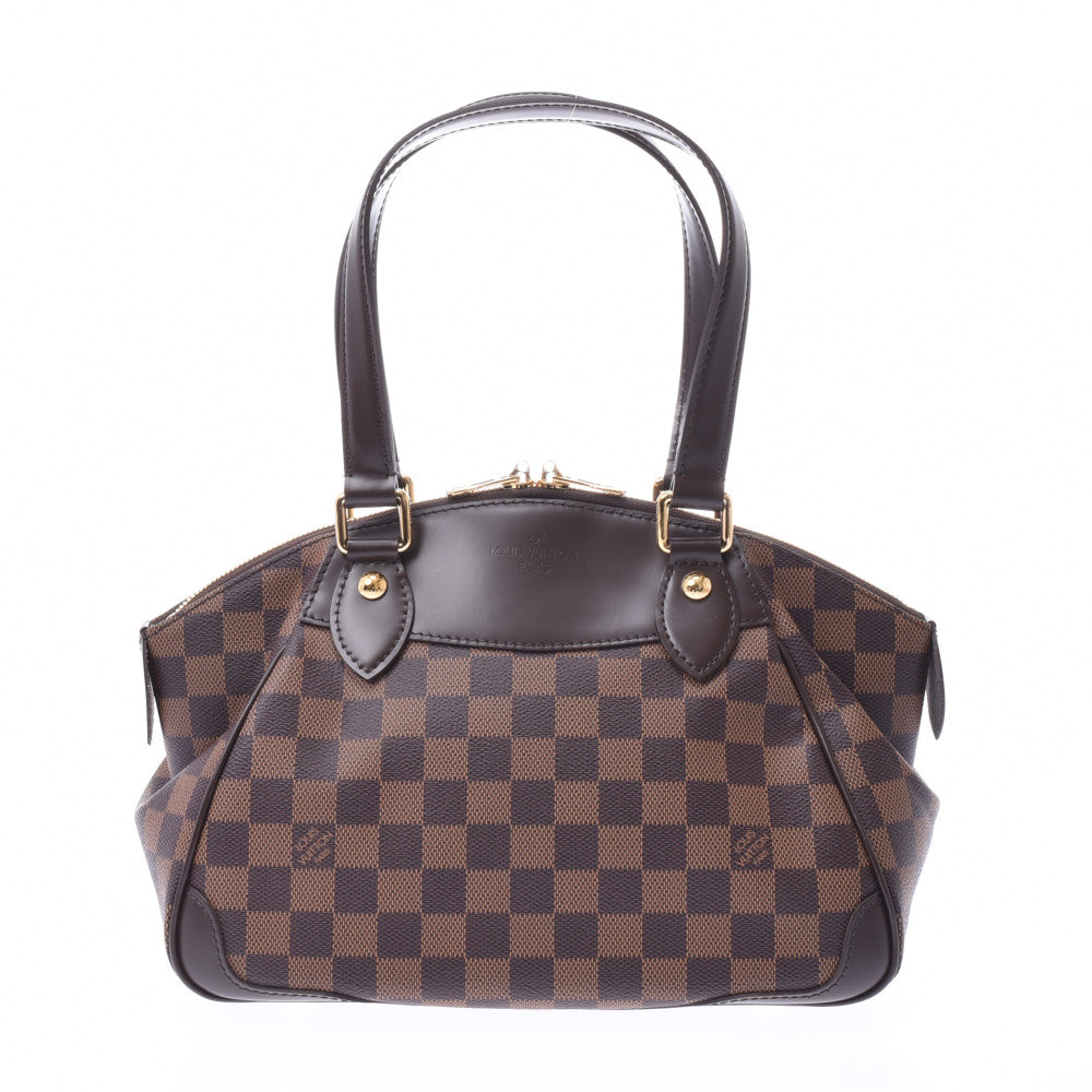 LOUIS VUITTON ルイヴィトン ダミエ ヴェローナPM ブラウン N41117 レディース ハンドバッグ 新同 中古 