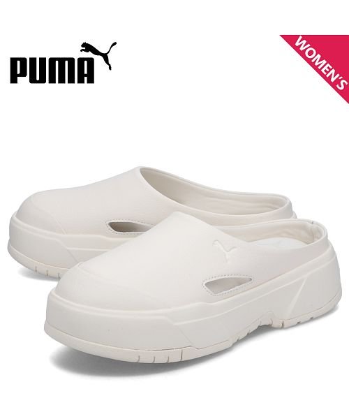 PUMA プーマ サンダル クロッグサンダル シーエー ミュール ウィメンズ レディース CA. MULE WNS アイボリー 395249－04