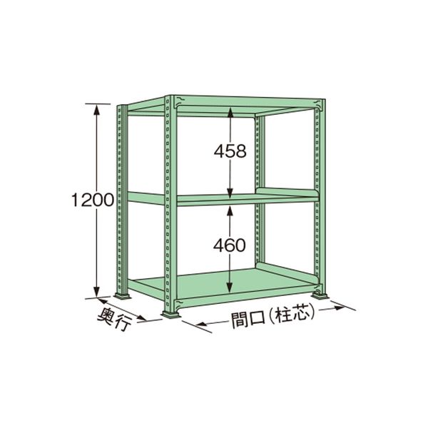 扶桑金属工業 中量ラック MG1212M