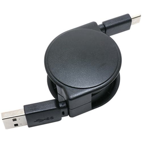 ミヨシ URC-CA10G USB3.2 Gen2対応 超高速データ転送 USB A - USB Type-C 巻き取り式ケーブル URCCA10G