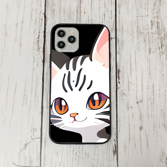 iphoneケース3-5-45 iphone 強化ガラス ねこ・猫・ネコ 箱4 かわいい アイフォン iface