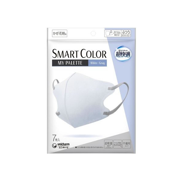 ユニ・チャーム 超快適 SMARTCOLOR マイパレット ホワイト ふつう 7枚 FC784PY