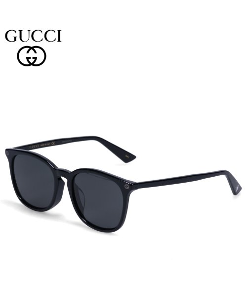 グッチ GUCCI サングラス メンズ レディース アジアンフィット UVカット 紫外線対策 ウェリントン SUNGLASSES ブラック 黒 GG0154SA