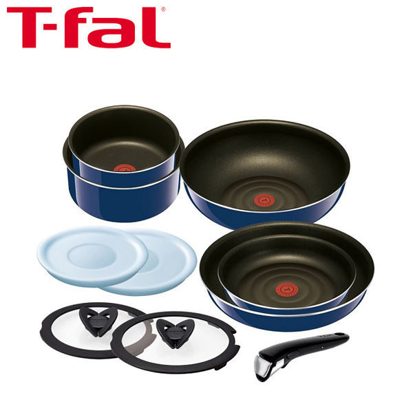 T-fal（ティファール）インジニオ・ネオ グランブルー・プレミア （鍋 フライパン 取ってのとれるタイプ）ガス火専用