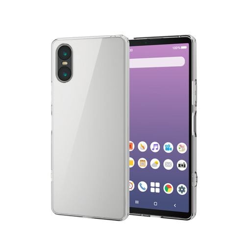 エレコム PM-X241HVCKCR Xperia 10 VI SO-52E ケース ハイブリッド カバー レンズ保護設計 クリア