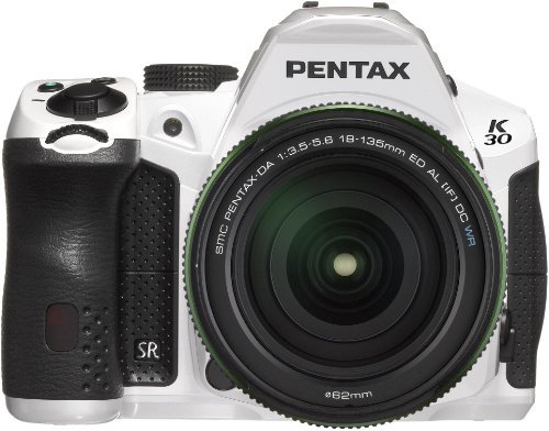 PENTAX デジタル一眼レフカメラ K-30 レンズキット [DA18-135mmWR] クリスタルホワイト K-30LK18-135 C-WH【中古品】