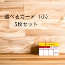 選べるカード5枚セット（カードサイズ）／　①自由セット　②疾患別セット