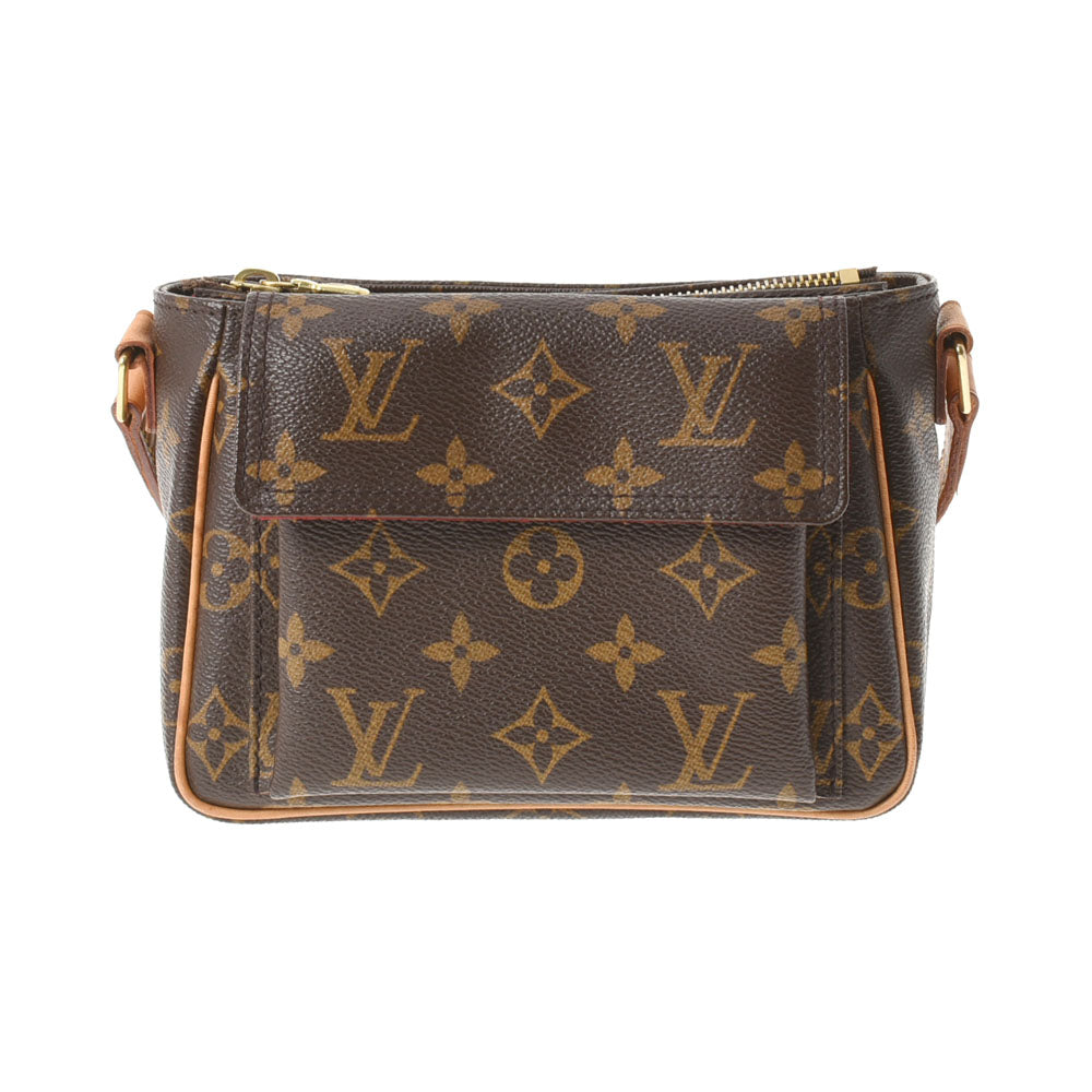 LOUIS VUITTON ルイヴィトン モノグラム ヴィバシテ PM ブラウン M51165 レディース モノグラムキャンバス ショルダーバッグ Bランク 中古 