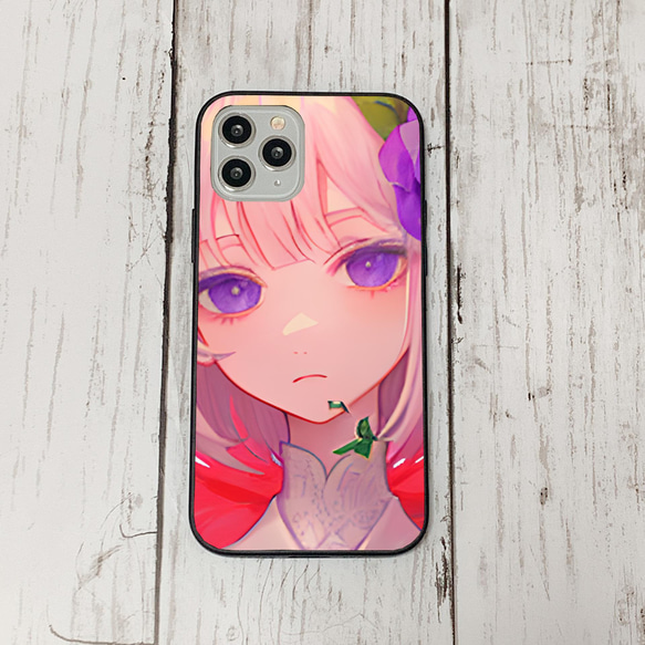 iphonecase5-4_5 iphone 強化ガラス お花(ic) アイフォン iface ケース