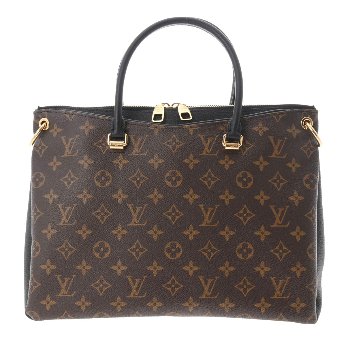 LOUIS VUITTON ルイヴィトン モノグラム パラス 2WAY 黒 M42756 レディース モノグラムキャンバス ハンドバッグ Aランク 中古 