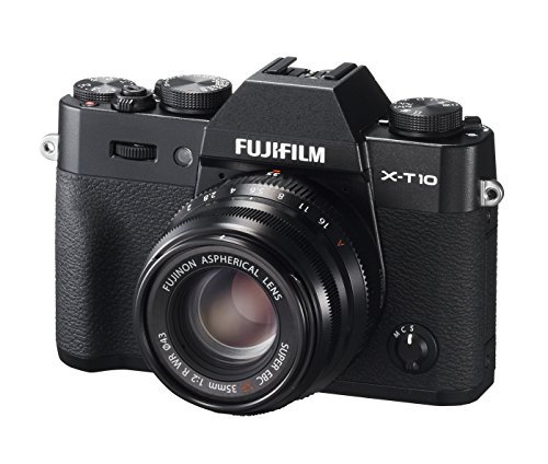 FUJIFILM ミラーレス一眼 X-T10 レンズキット ブラック X-T10LK35F2-B【中古品】