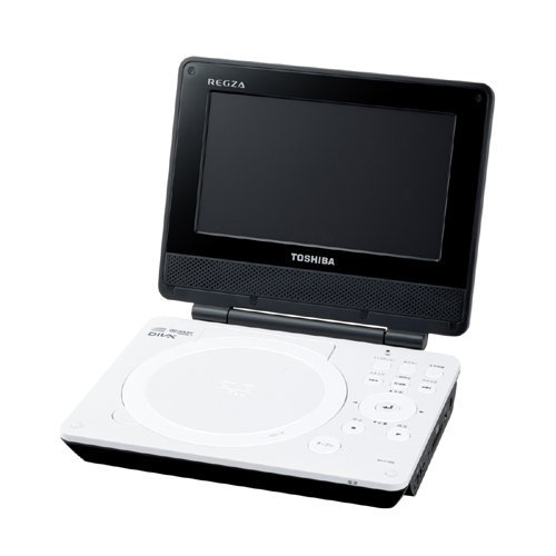 TOSHIBA 7V型REGZAポータブルDVDプレーヤー SD-P76SW ココナッツホワイト