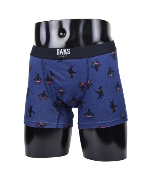 ダックス DAKS ボクサーパンツ 下着 インナー アンダーウェア メンズ 前開き M－L メンズ下着 男性 BOXER BRIEF ネイビー グリーン 012