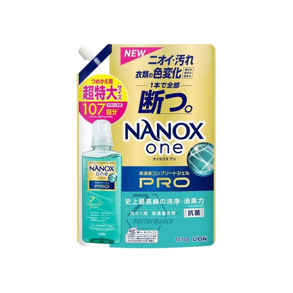 ライオン NANOX one PROつめかえ用超特大1070g FC130NY