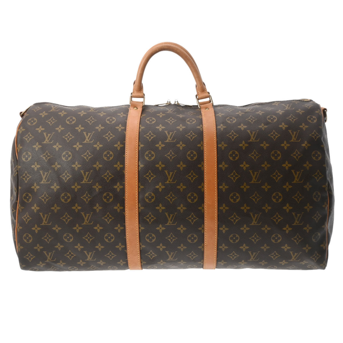 LOUIS VUITTON ルイヴィトン モノグラム キーポル バンドリエール 60 ブラウン M41412 ユニセックス モノグラムキャンバス ボストンバッグ Bランク 中古 