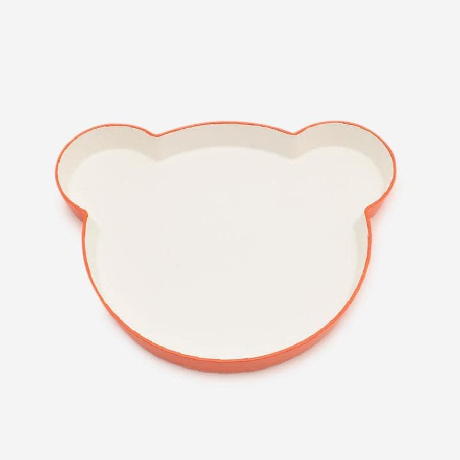 tak | KIDS DISH plate bear オレンジ