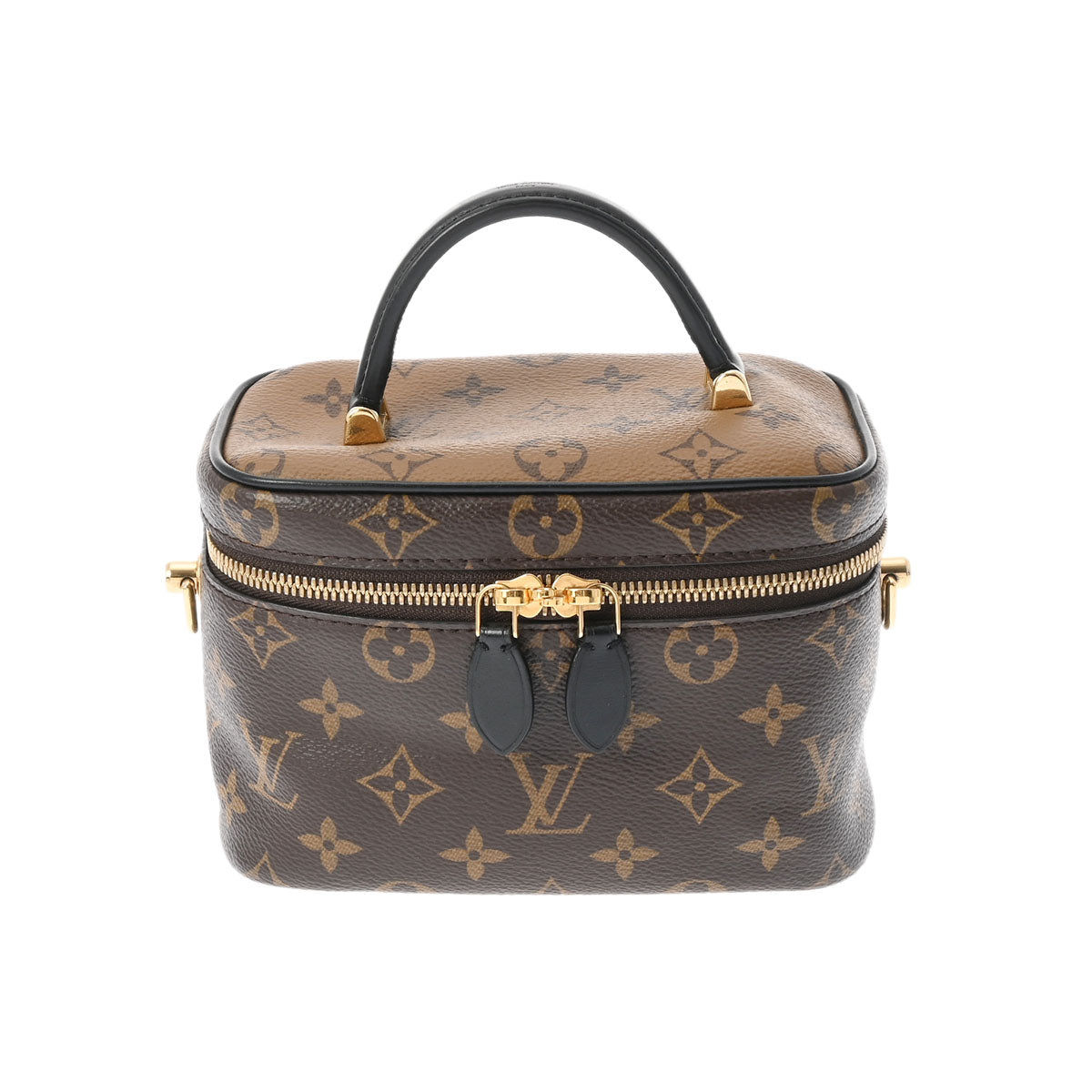 LOUIS VUITTON ルイヴィトン モノグラムリバース ヴァニティNV PM 2WAY ブラウン M45165 レディース モノグラムキャンバス ハンドバッグ Aランク 中古 