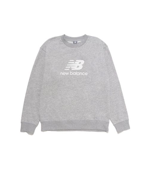 ニューバランス/Sport Essentials Stacked Logo スウェットクルー