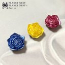 マグネット　3個セット　薔薇　手染めパーツ　再販未定