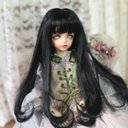 BJD 1/3 1/4  1/6人形 ドール用ウィッグ カツラ 耐熱 ハンドメイドzxww-382