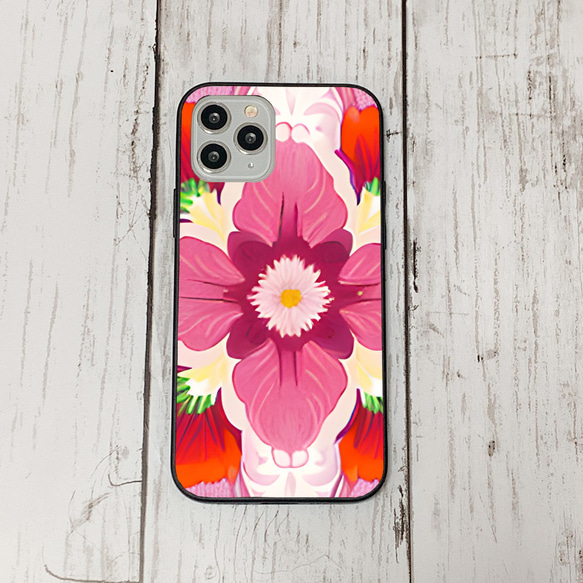 iphonecase4-5_16 iphone 強化ガラス お花(ic) アイフォン iface ケース