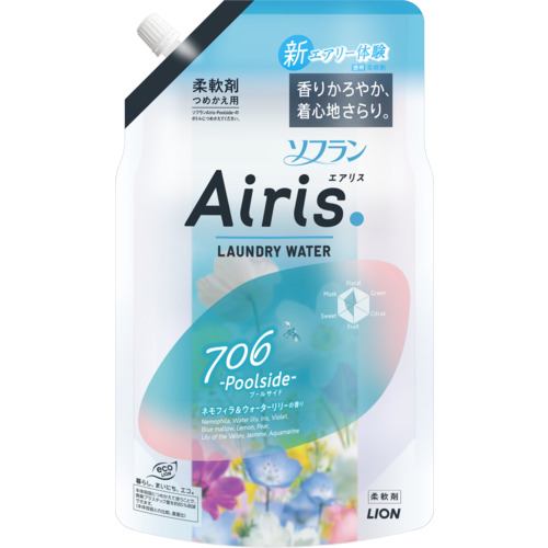 ライオン ソフラン エアリス プールサイド つめかえ用 850ml