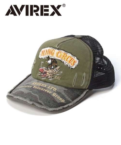 AVIREX FLYING CIRCUS メッシュ CAP