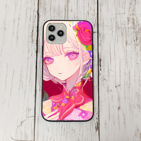 iphonecase4-7_24 iphone 強化ガラス お花(ic) アイフォン iface ケース