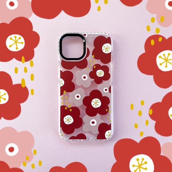 梅の花 iPhone クリアケース