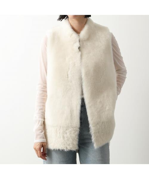 KARL DONOGHUE ベスト FEATHER SHEARLING MIDI CMCMGW3