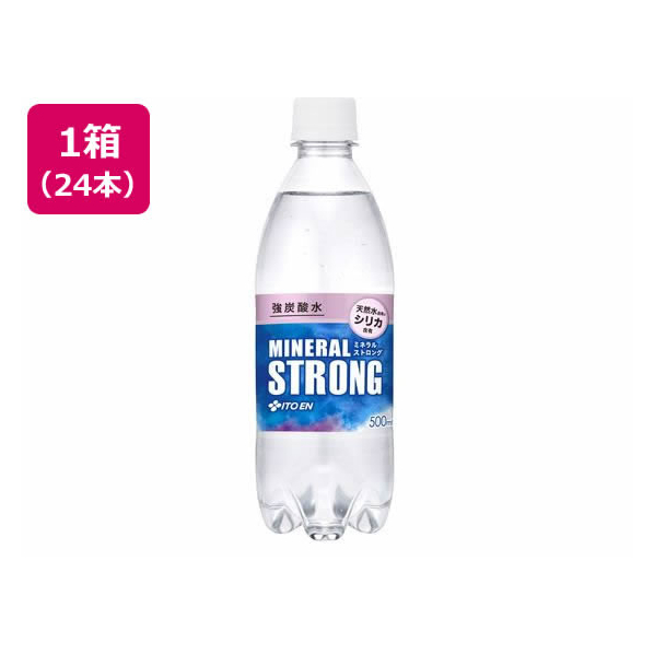 伊藤園 ミネラル ストロング 強炭酸水 500ml×24本 FCC5718