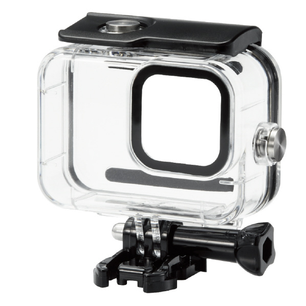 エレコム GoPro HERO9 Black用防水ハウジングケース クリア AC-GP9BWPCCR