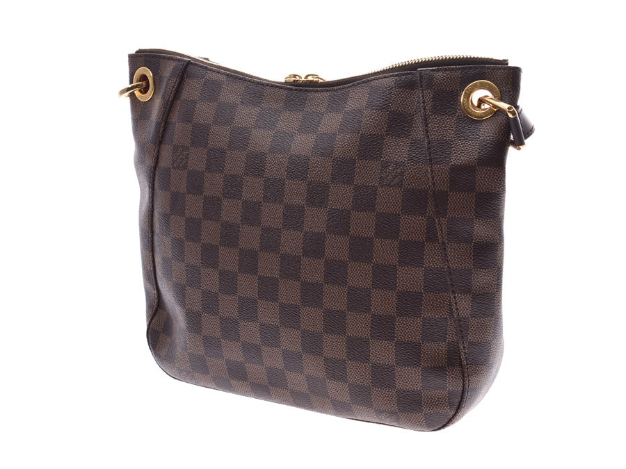 ルイヴィトン ダミエ サウスバンク ブラウン N42230 レディース ショルダーバッグ Aランク 美品 LOUIS VUITTON 中古 